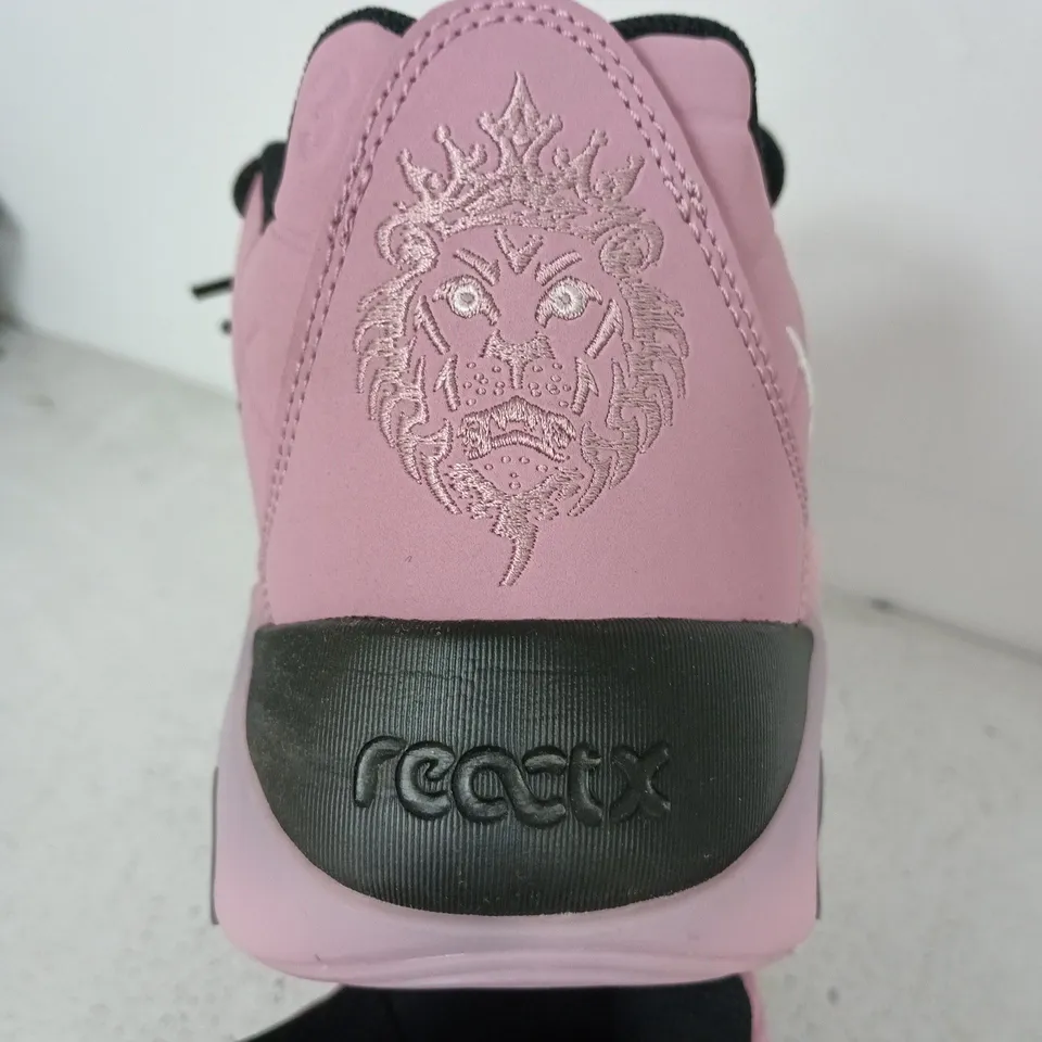 UNBOXED PAIR OF NIKE REACTX TRAINERS IN PINK - UK 8