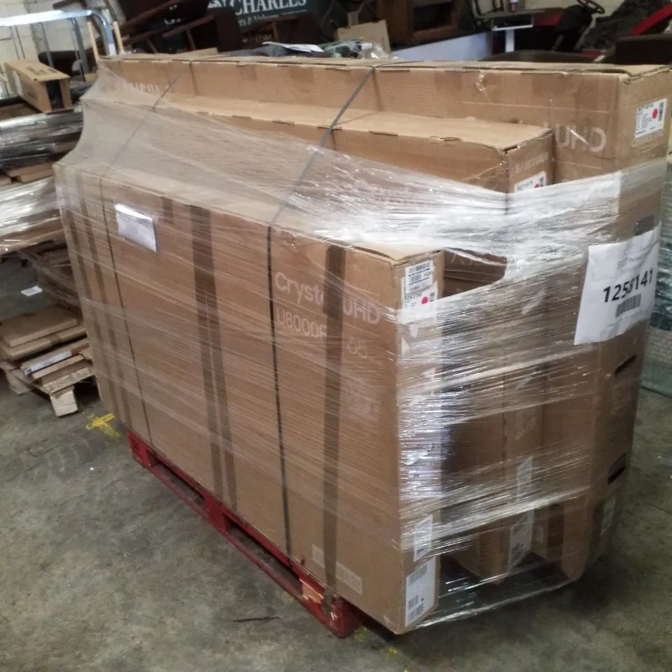 PALLET CONTAINING 6 ASSORTED DAMAGED TVS