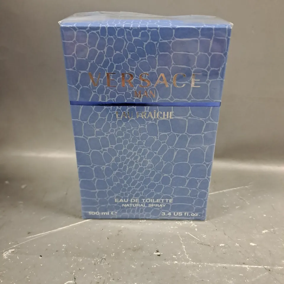 BOXED AND SEALED VERSACE MAN EAU FRAICHE EAU DE TOILETTE 100ML