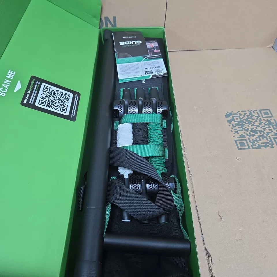 GYMPROLUXE BAND AND BAR SET 2.0 FITNESS BOXED