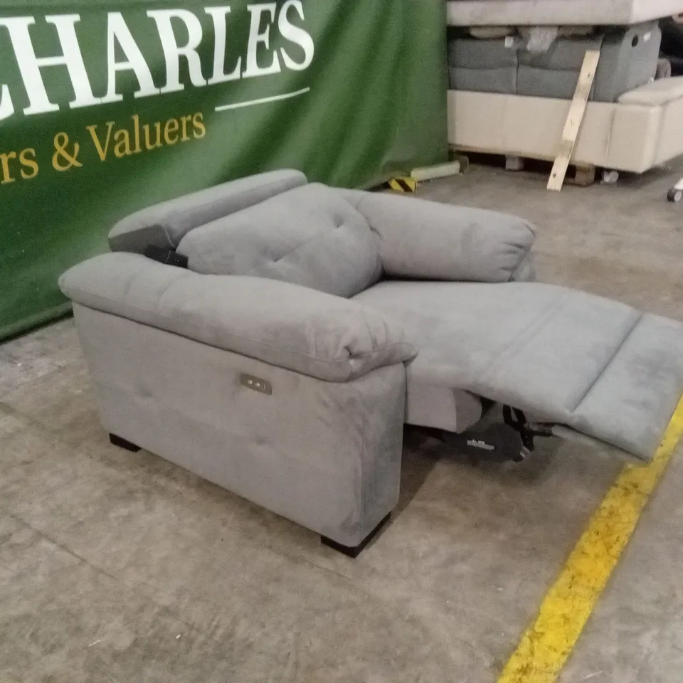 BOWEN FABRIC POWER RECLINER ARMCHAIR RRP £829