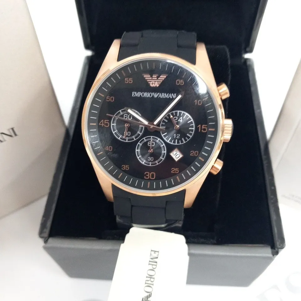 BOXED EMPORIO ARMANI AR5905 WRIST WATCH