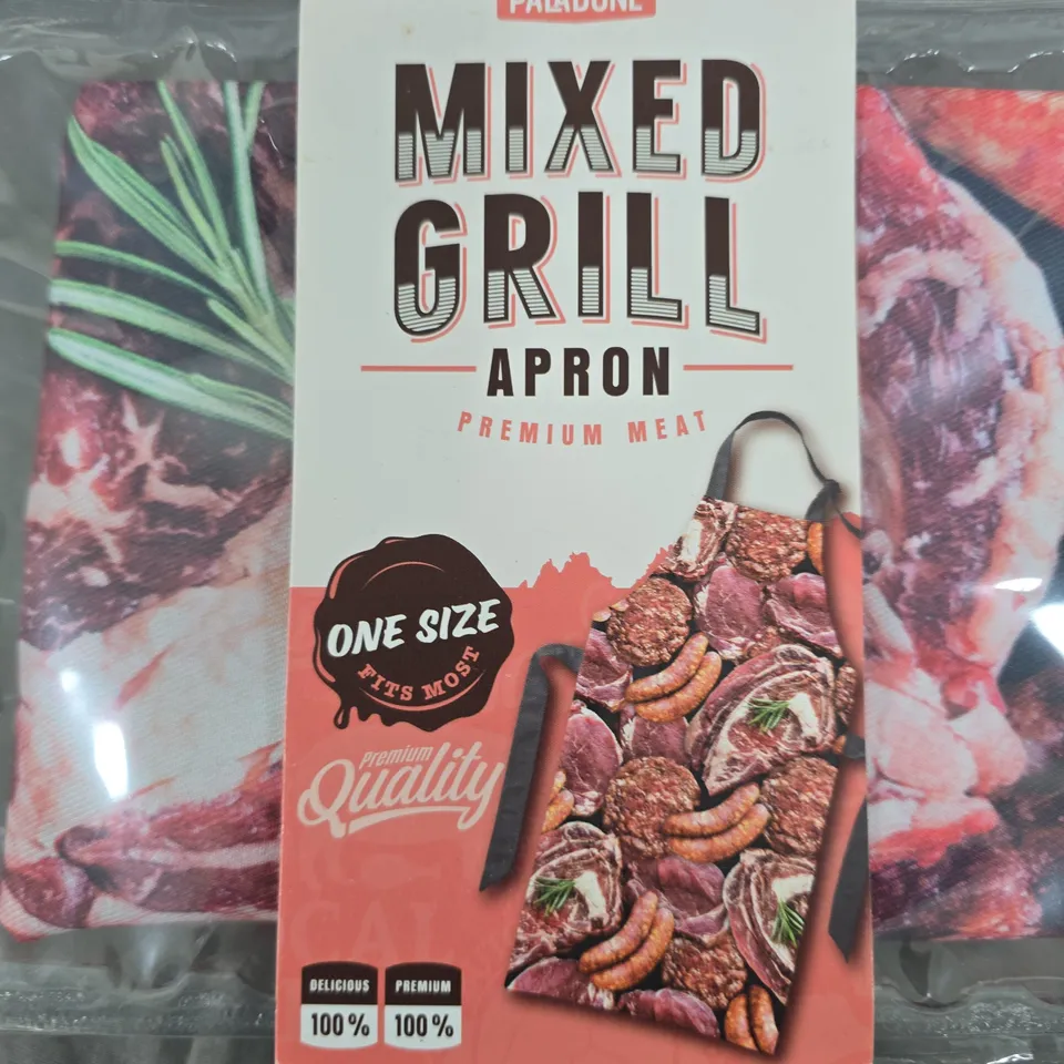 PALADONE MIXED GRILL APRON – ONE SIZE FITS MOST