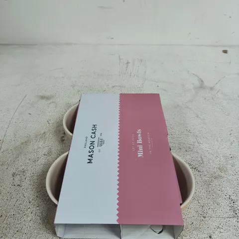 MASON CASH MINI BOWLS – SET OF FOUR - ONLY 3 