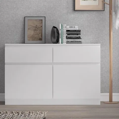 BOXED WOLVERTON MODERN LARGE SIDEBOARD (2 BOXES)