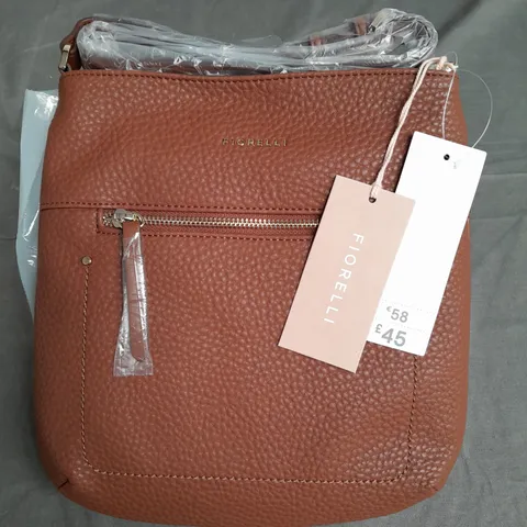 FIORELLI BROWN LEATHER LOOK BAG
