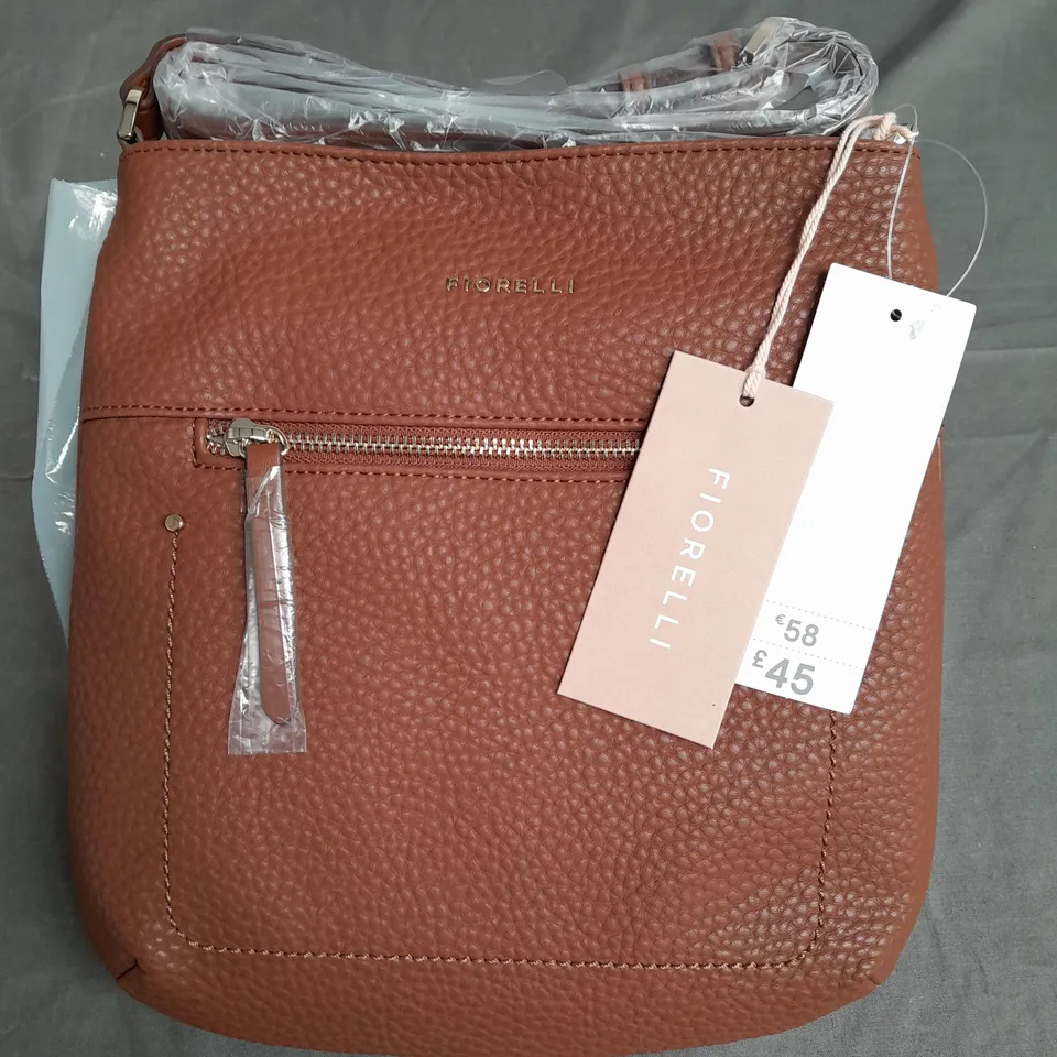 FIORELLI BROWN LEATHER LOOK BAG