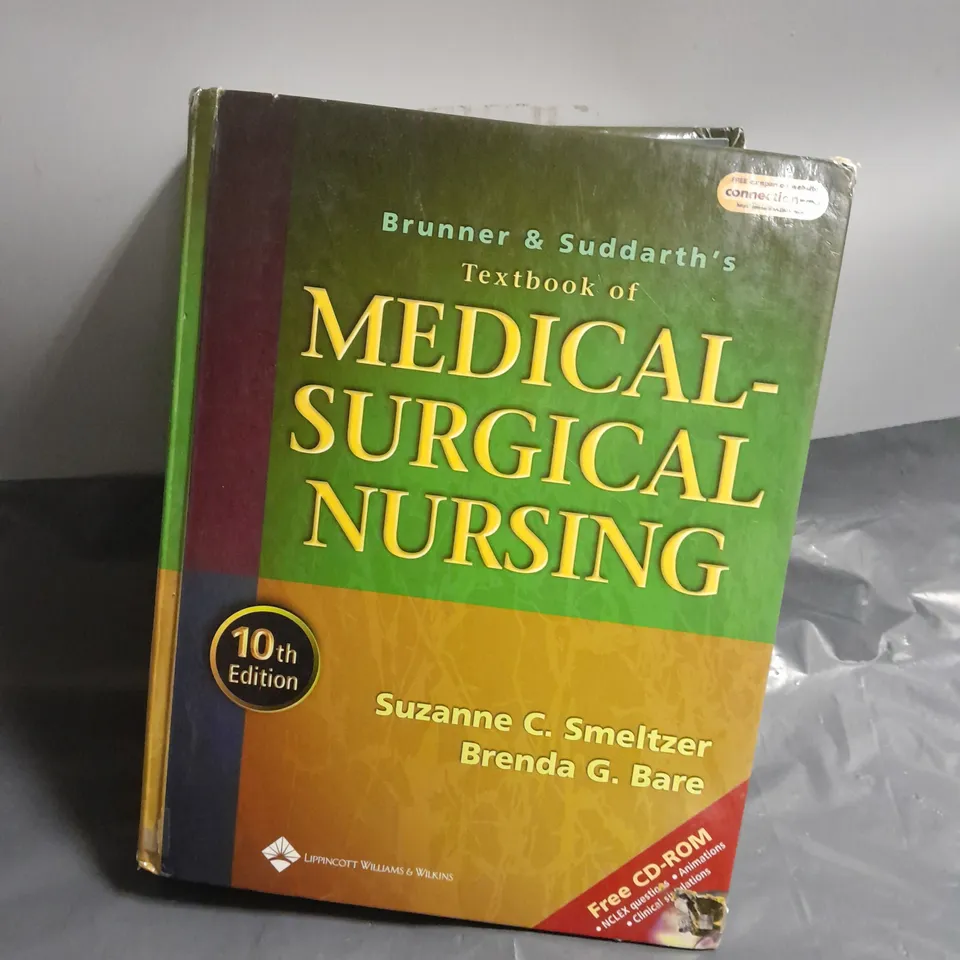 BRUNNER AND SUDDARTH'S TEXTBOOK OF MEDICAL-SURGICAL NURSING - HARDCOVER