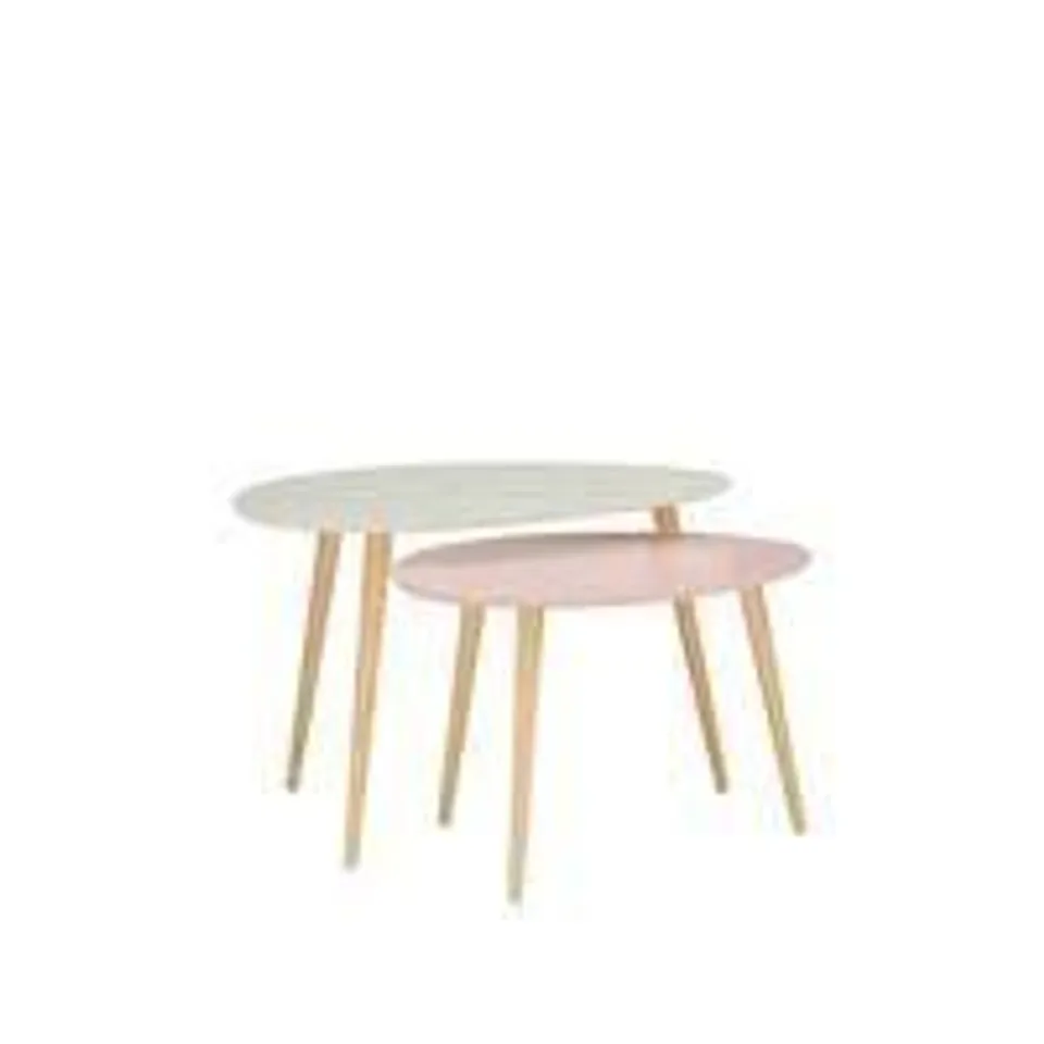 ORLA BLUSH SET OF COFFEE TABLES  RRP £149