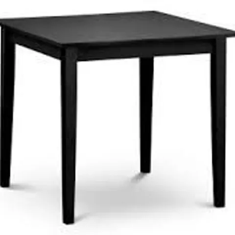BOXED JULIAN BOWEN RUFFORD EXTENDING DINING TABLE - BLACK (1 BOX)
