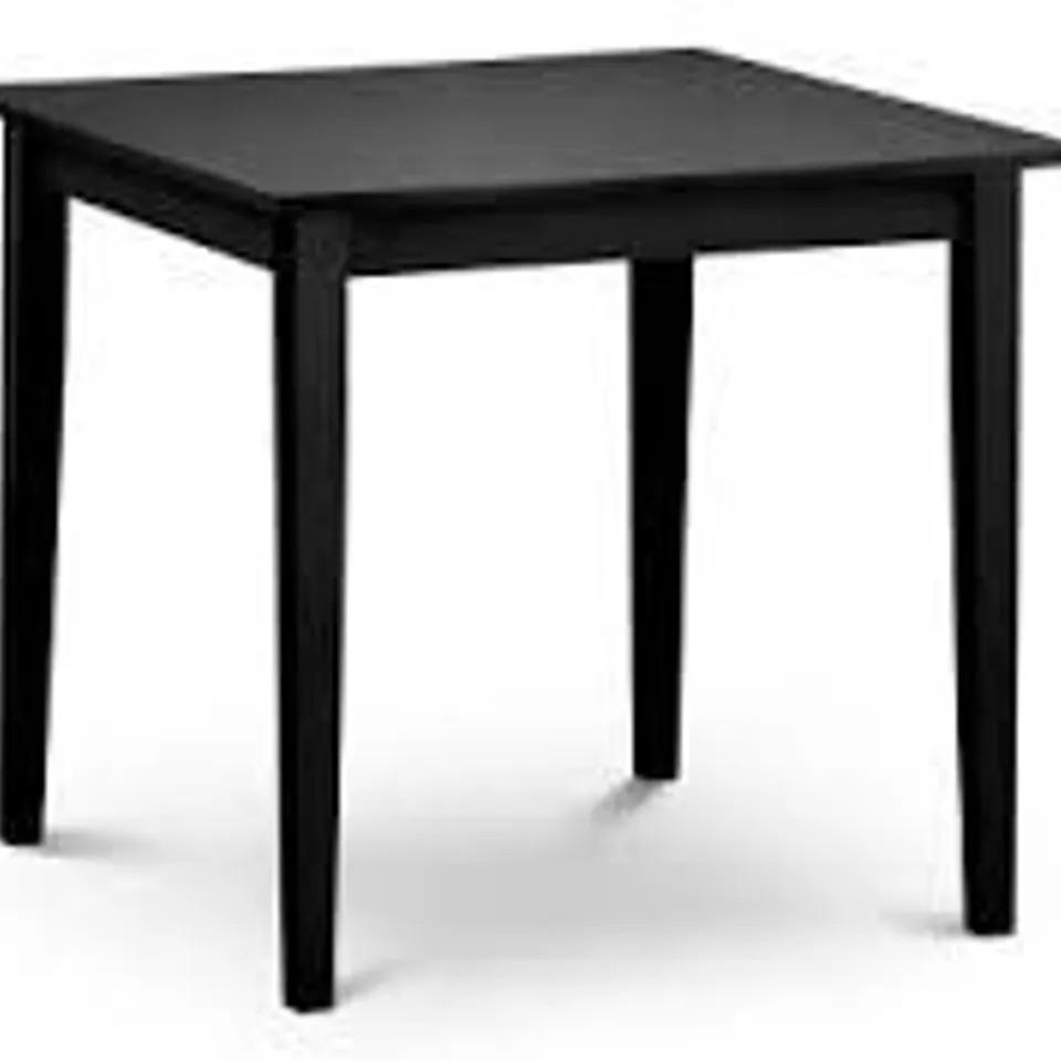 BOXED JULIAN BOWEN RUFFORD EXTENDING DINING TABLE - BLACK (1 BOX)