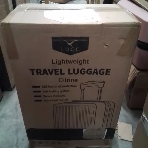 BOXED LUGG TRAVEL LUGGAGE CITRINE