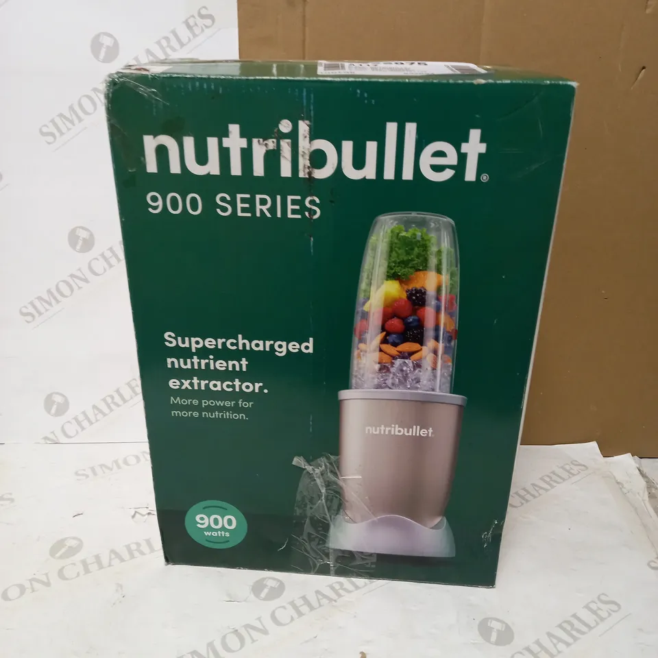NUTRIBULLET NBLP9 900W BLENDER CHAMPAGNE MULTI-FUNCTION COLD BEVERAGE SMOOTHIE MAKER