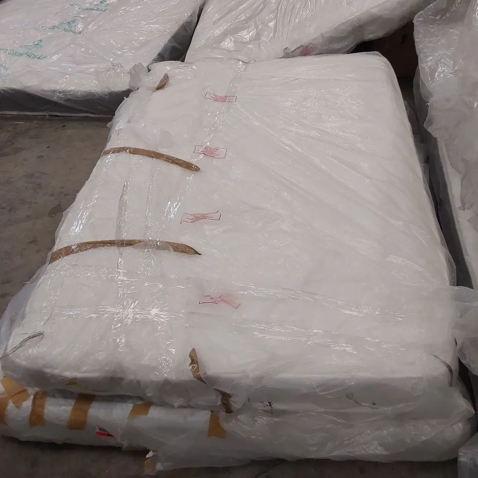 QUALITY BAGGED 4FT SMALL DOUBLE OPEN COIL SPRING MEMORY MATTRESS 