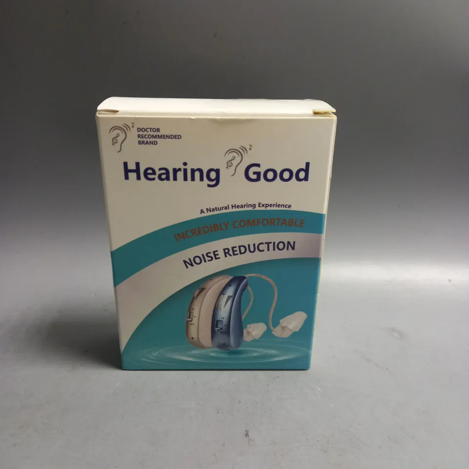 BOXED HEARING GOOD HEARING AID