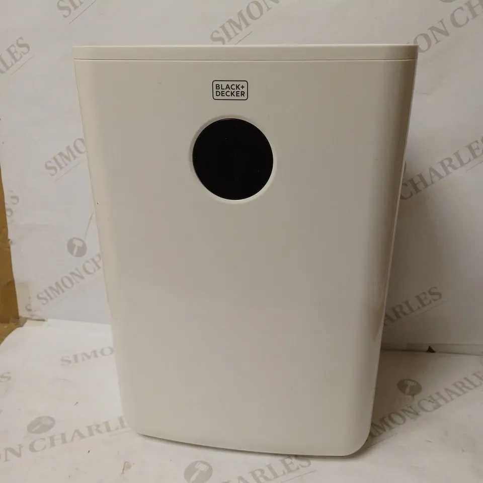 BLACK AND DECKER 2-LITRE DEHUMIDIFIER WITH AIR PURIFIER
