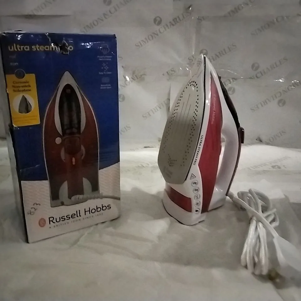 BOXED RUSSELL HOBBS ULTRA STEAM IRON