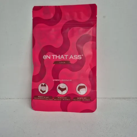 ON THAT ASS LOUA WOMEN'S UNDERWEAR β PINK PACKAGING