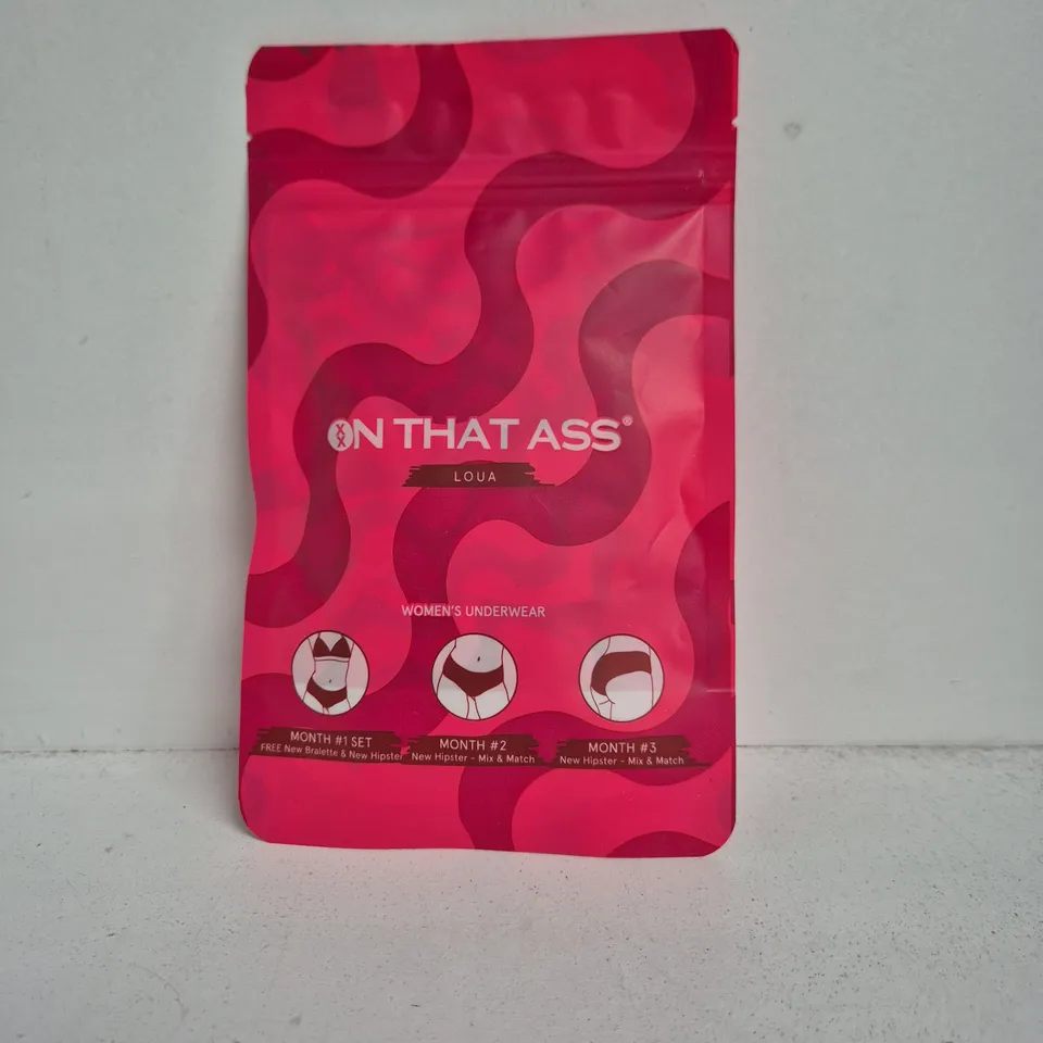 ON THAT ASS LOUA WOMEN'S UNDERWEAR – PINK PACKAGING