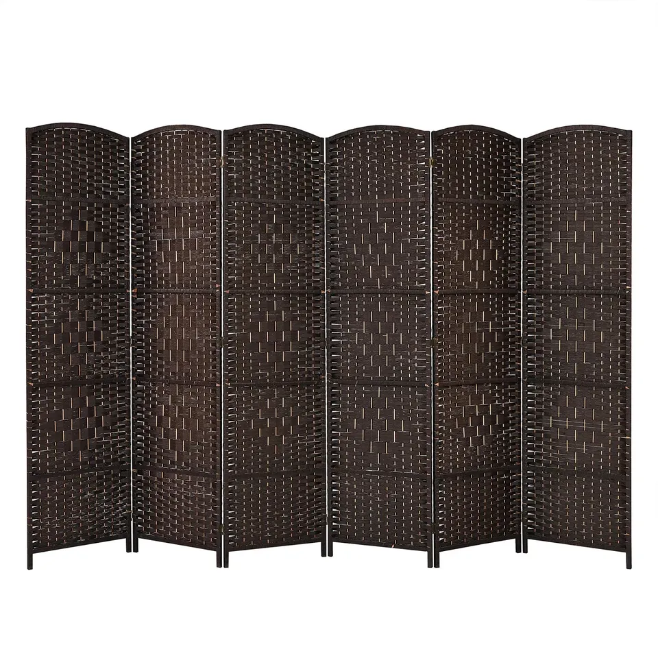 BOXED COSTWAY 271 X 180cm 6-PANEL ROOM DIVIDER FOLDING PRIVACY SCREEN (1 BOX)