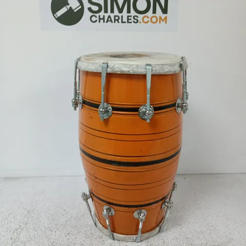 ORANGE CONGA DRUM (MUSICAL INSTRUMENT) – SINGLE