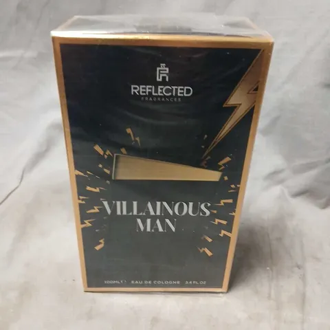 BOXED AND SEALED REFLECTED VILLAINOUS MAN EAU DE COLOGNE 100ML