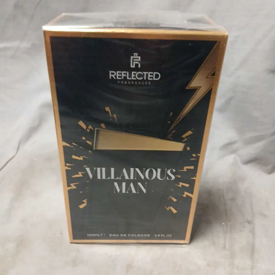 BOXED AND SEALED REFLECTED VILLAINOUS MAN EAU DE COLOGNE 100ML