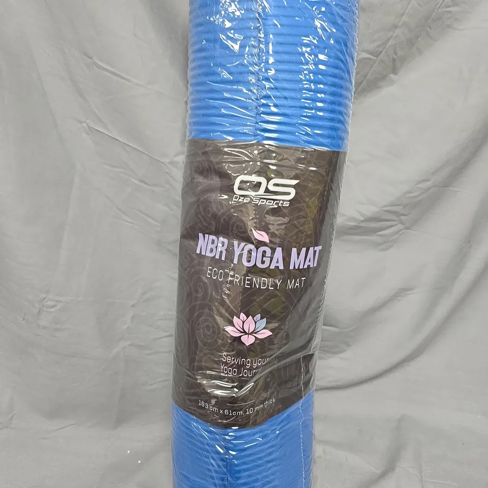 NBR YOGA MAT – ECO FRIENDLY (186 CM X 61 CM, 10 MM THICK)