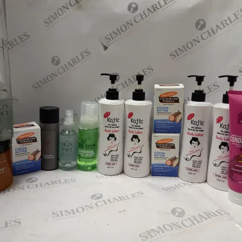 LOT OF HOUSEHOLD ITEMS TO INCLUDE KOJIC BODY LOTION