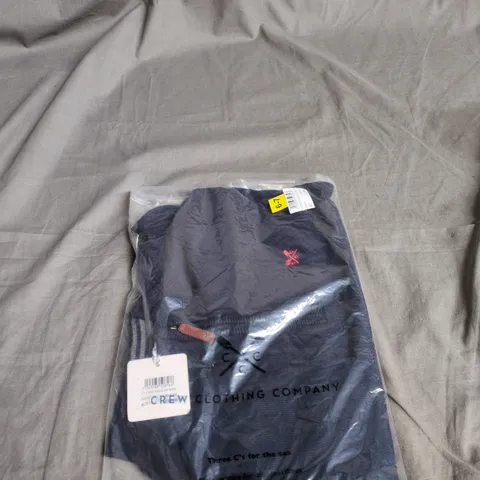 CREW CLOTHING NAVY CLASSIC HALF ZIP KNIT – KID'S, UK 6-7