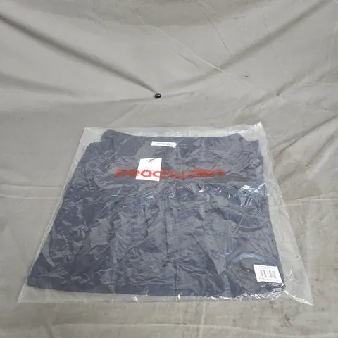 PEACHY DEN DEBA MIDI POCKETS SKIRT - MIDNIGHT, SIZE S