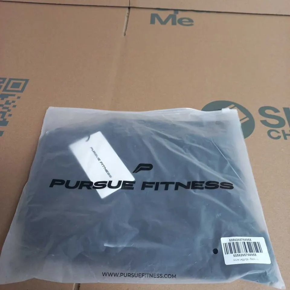 PURSUE FITNESS ALLURE LEGGINGS - BLACK - UK SIZE L