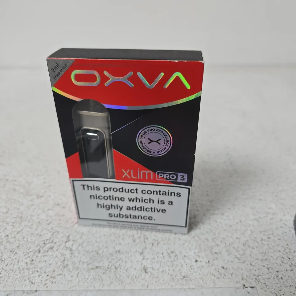 BOX OF APPROXIMATELY 30 ASSORTED OXVA E CIG ITEMS