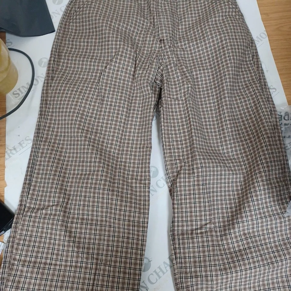 ASOS CHECKERED PANTS - UK SIZE 8