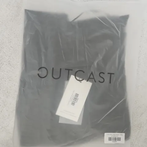 BAGGED OUTCAST KARNE CAPRI JUMPSUIT IN BLACK SIZE MEDIUM