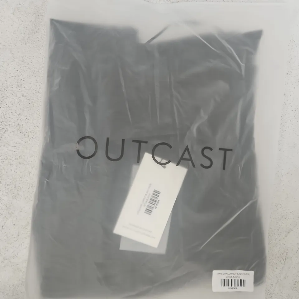 BAGGED OUTCAST KARNE CAPRI JUMPSUIT IN BLACK SIZE MEDIUM
