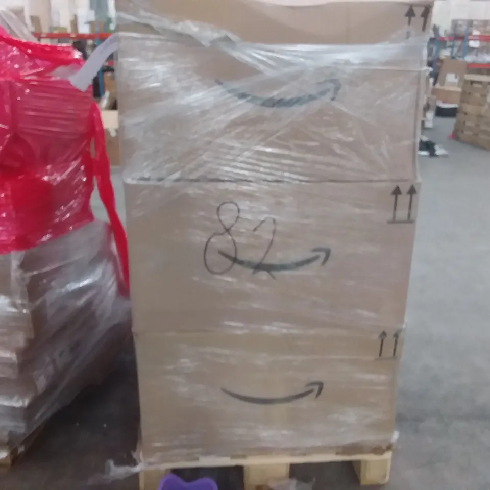 PALLET OF ASSORTED ITEMS INCLUDING 2022 PLANER, 2 PACK READING GLASSES, ROBERT HARRIS LUSTRUM, ALASKAN MALAMUTE CALANDER, EONO LAUNDRY BASKET, SHORT SLEEVES TSHIRT 