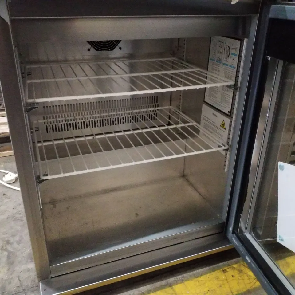 WILLIAMS SINGLE CLEAR DOOR 135LTR UNDERCOUNTER REFRIGERATOR HA135-SA