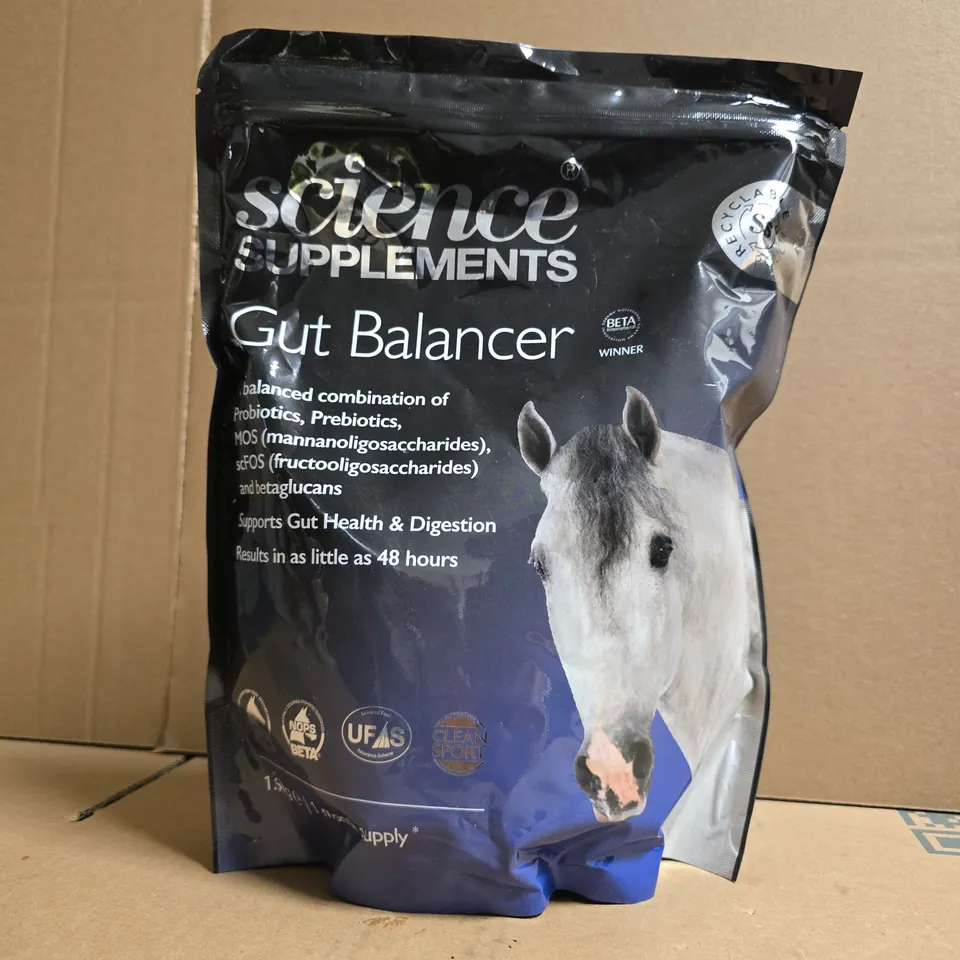 SCIENCE SUPPLEMENTS GUT BALANCER HORSE SUPPLEMENT – 1.5 KG