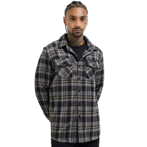 BRAND NEW BAGGED KILLSTAR - BURNING LIGHT - BLACK/GREY MEN'S SHIRT SIZE XS