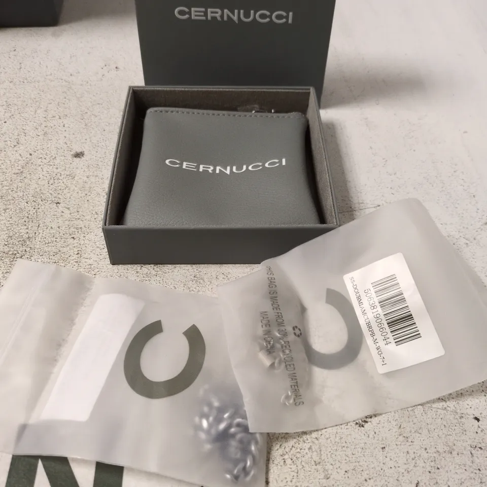 CERNUCCI BRACELET X2 – SILVER TONE, BOXED