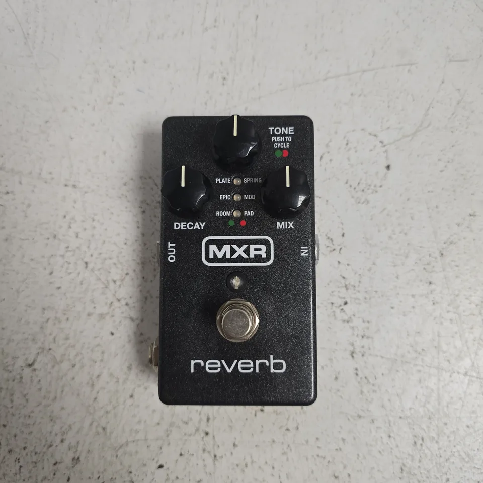 MXR M300UK REVERB GUITAR EFFECTS PEDAL - BLACK