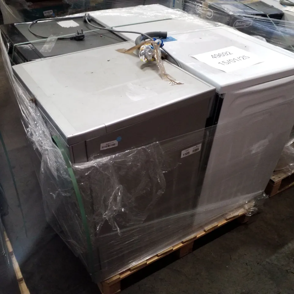 PALLET OF APPROXIMATELY 4 UNPROCESSED RAW RETURN WHITE GOODS TO INCLUDE