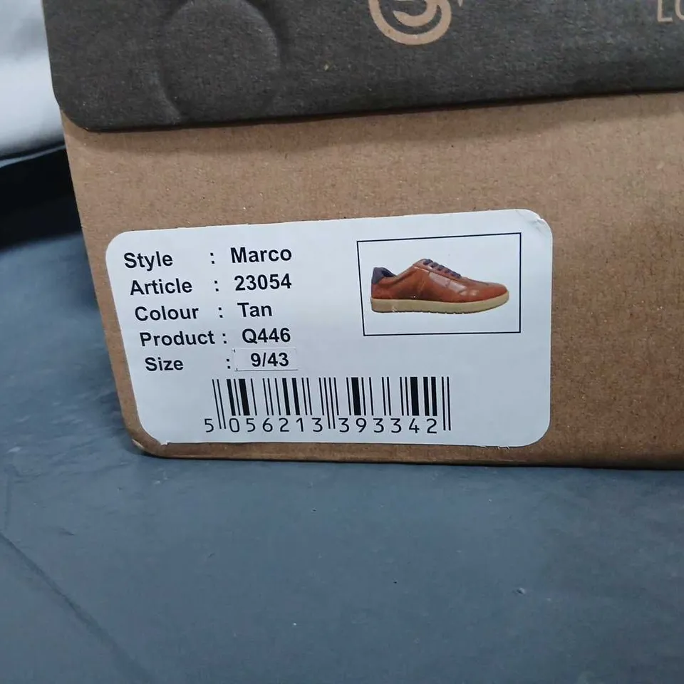 SILVER STREET LONDON MARCO TAN LEATHER SHOES – UK9 (EU 43)