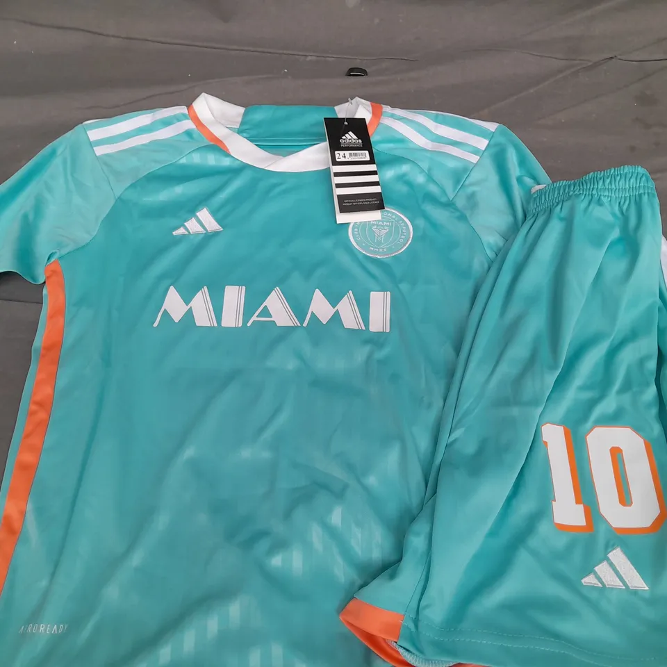 INTER MIAMI MESSI KIDS FOOTBALL KIT SIZE 24  