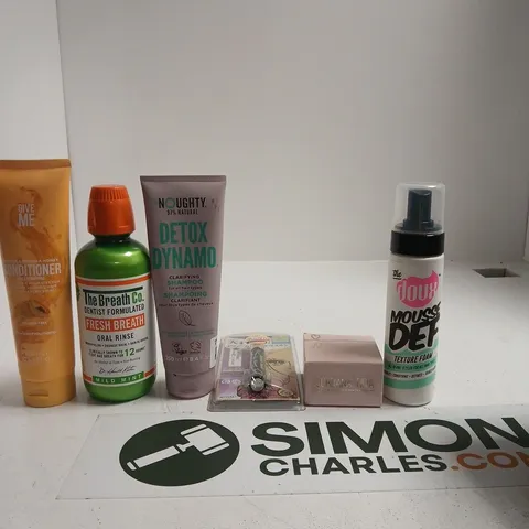 TOTE OF APPROXIMATELY 15 ASSORTED BEAUTY PRODUCTS INCLUDING JORDANA TICIA SET & BRIGHTEN POWDER DUO, CLAIROL NICE N EASY PERMANENT COLOUR CREAM AND THIS WORKS PERFECT BODY VIT C GLOW