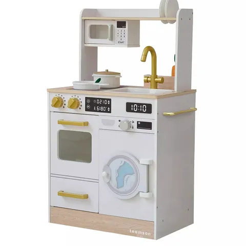 Teamson Kids Little Chef Lake Tahoe Small Kitchen Playset - White.