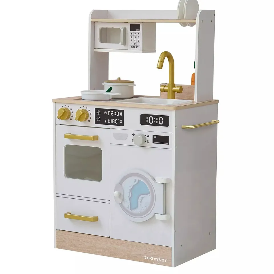 Teamson Kids Little Chef Lake Tahoe Small Kitchen Playset - White.