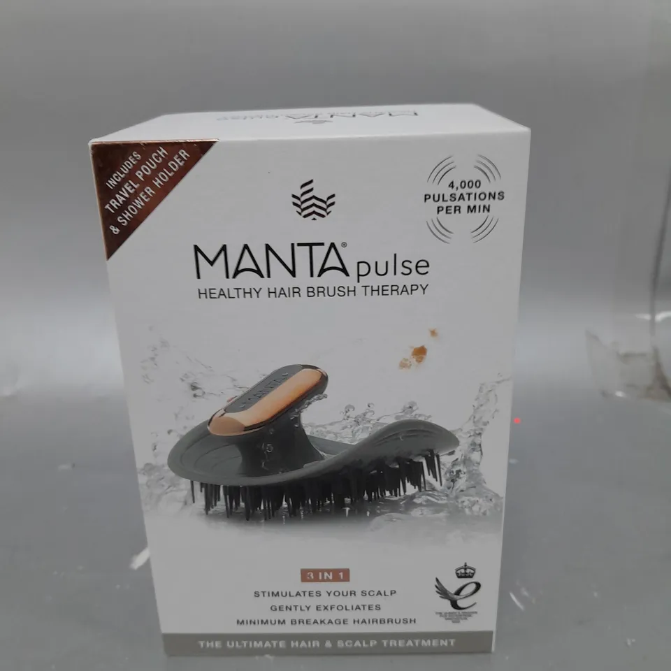 BOXED MANTA PULSE FLEXIBLE HAIRBRUSH