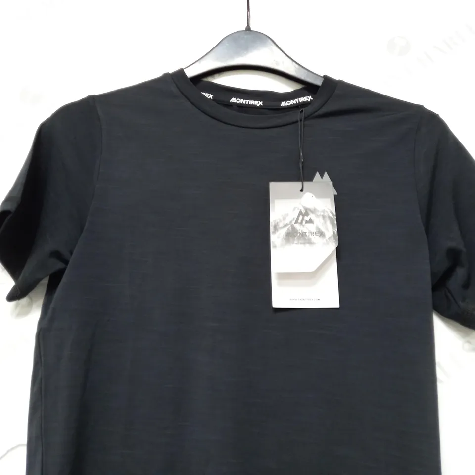 MONTIREX VELOCITY TEE IN BLACK - 12-13